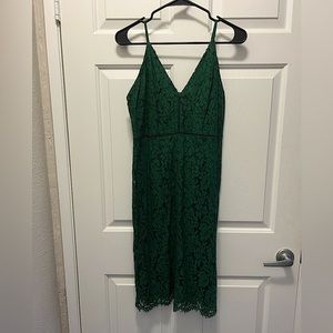 Large Green semi-formal dress